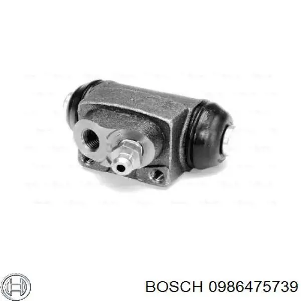 Циліндр гальмівний колісний/робочий, задній Bosch 0986475739 ціна, від 6.45 USD