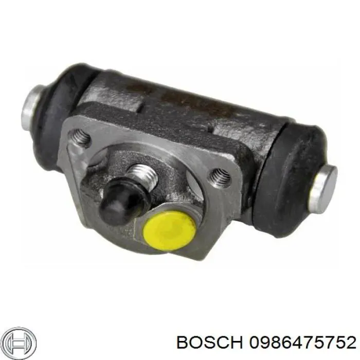 Циліндр гальмівний колісний/робітник, задній 0986475752 Bosch