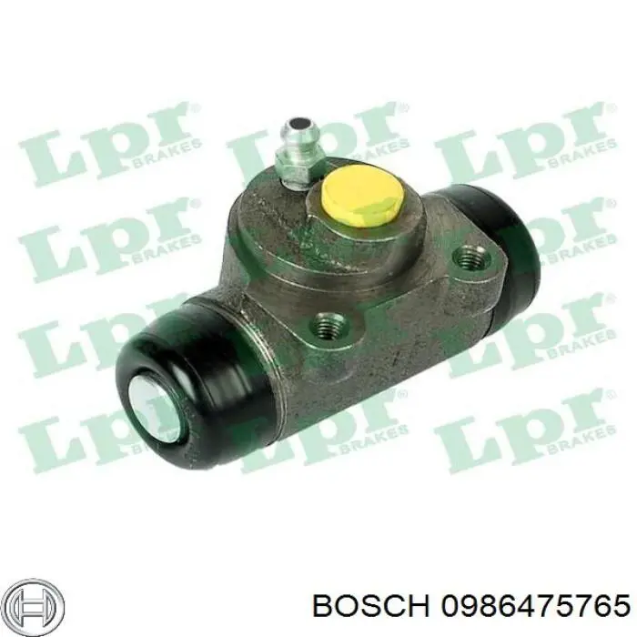 Циліндр гальмівний колісний/робочий, задній Bosch 0986475765 ціна, від 8.23 USD
