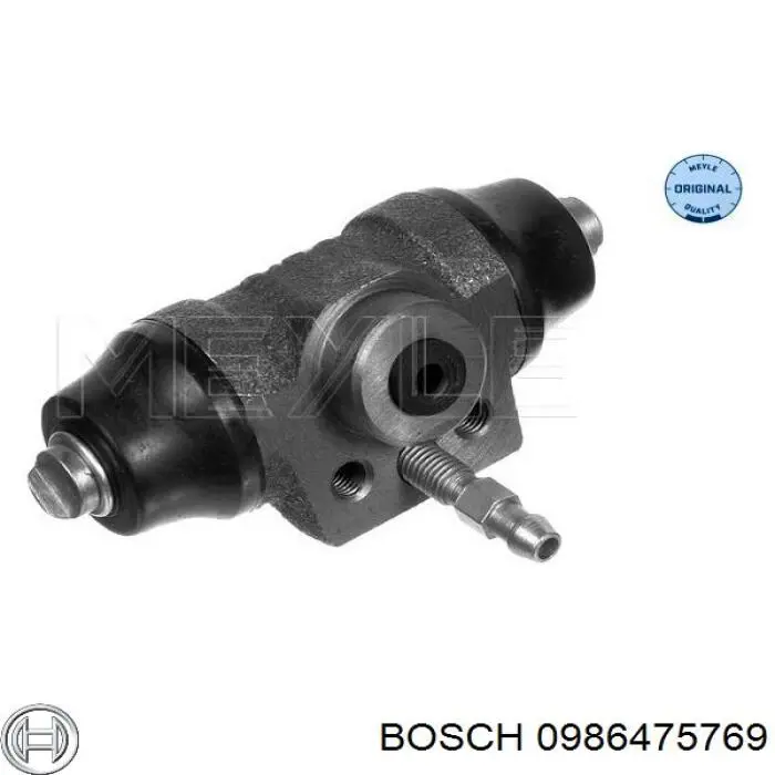 Купити 0986475769 Bosch Циліндр гальмівний колісний/робітник, задній