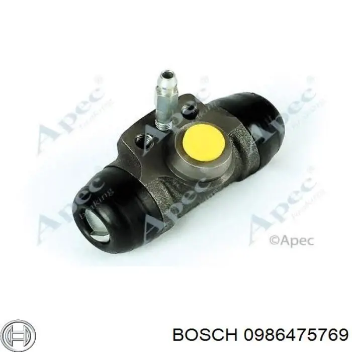 0986475769 Bosch Циліндр гальмівний колісний/робітник, задній