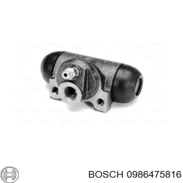 Циліндр гальмівний колісний/робітник, задній 0986475816 Bosch