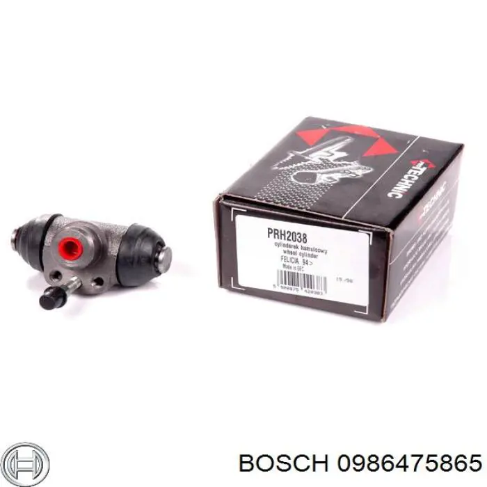 Купити 0986475865 Bosch Циліндр гальмівний колісний/робітник, задній