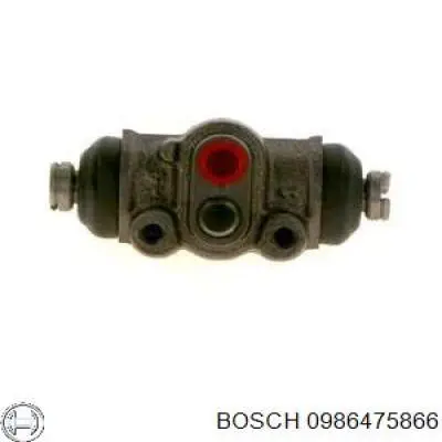 Циліндр гальмівний колісний/робітник, задній 0986475866 Bosch