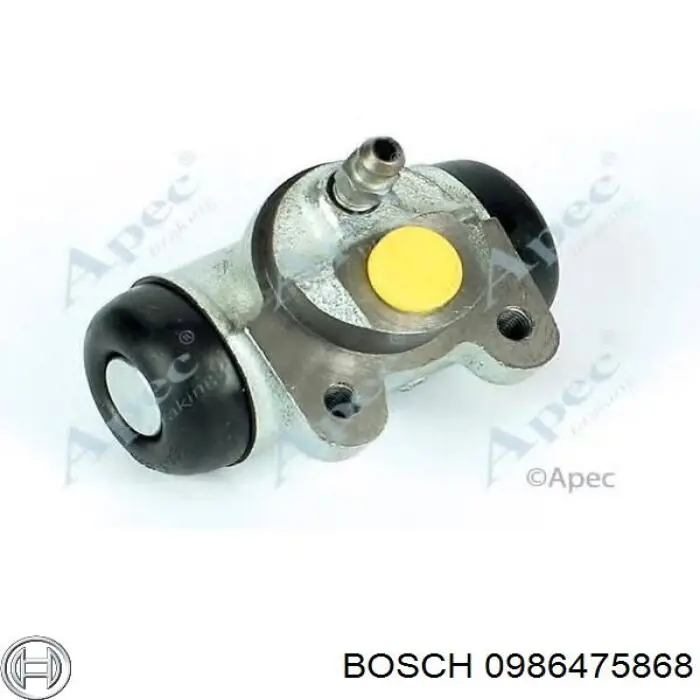 0986475868 Bosch циліндр гальмівний колісний/робітник, задній