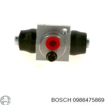0986475869 Bosch циліндр гальмівний колісний/робітник, задній