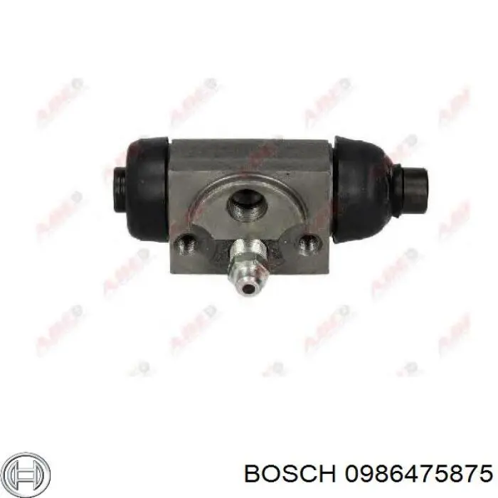 Купити 0986475875 Bosch Циліндр гальмівний колісний/робітник, задній