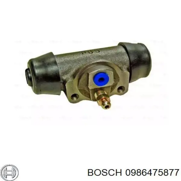 0986475877 Bosch циліндр гальмівний колісний/робітник, задній