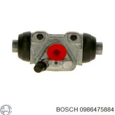 Циліндр гальмівний колісний/робочий, задній Bosch 0986475884 ціна, від 8.36 USD