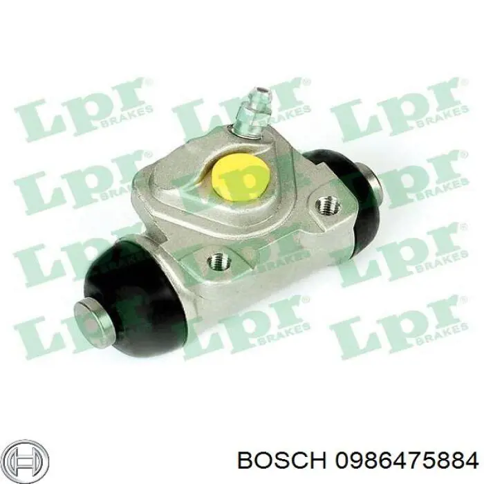 Циліндр гальмівний колісний/робітник, задній 0986475884 Bosch