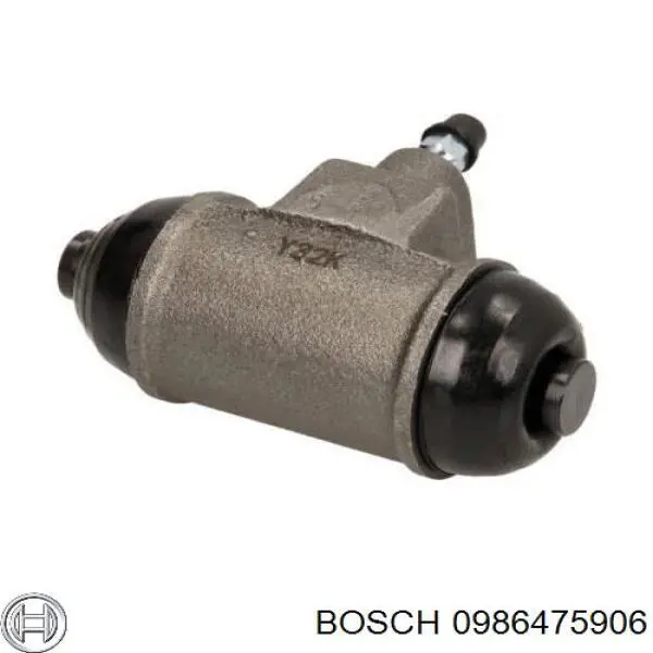 Циліндр гальмівний колісний/робочий, задній Bosch 0986475906 ціна, від 10.63 USD