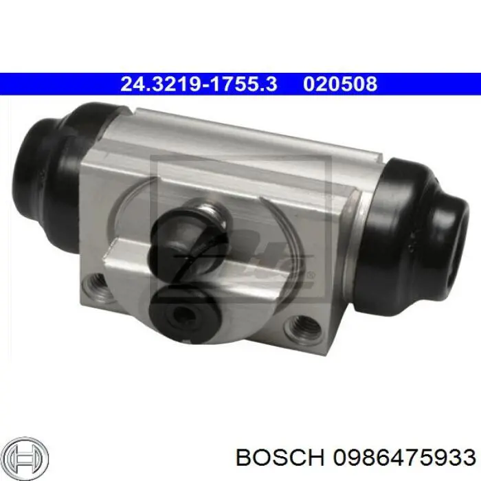 0986475933 Bosch Циліндр гальмівний колісний/робітник, задній