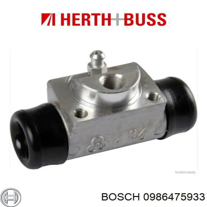 Циліндр гальмівний колісний/робітник, задній 0986475933 Bosch