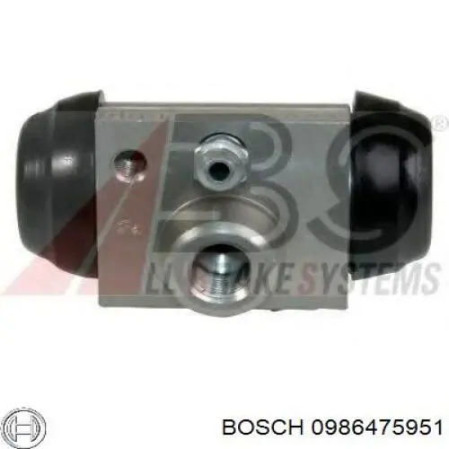 Циліндр гальмівний колісний/робітник, задній 0986475951 Bosch