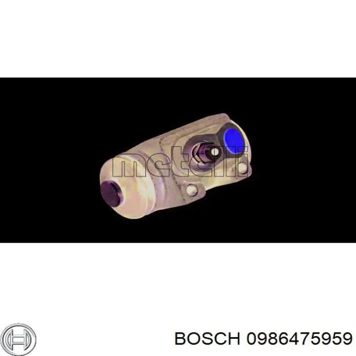Циліндр гальмівний колісний/робочий, задній Bosch 0986475959 ціна, від 15.64 USD