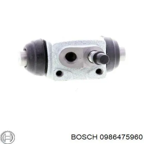 0986475960 Bosch циліндр гальмівний колісний/робітник, задній