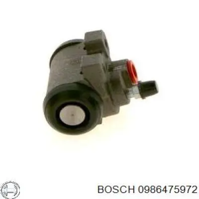 Циліндр гальмівний колісний/робітник, задній 0986475972 Bosch