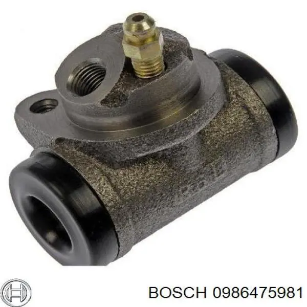 Купити 0986475981 Bosch Циліндр гальмівний колісний/робітник, задній