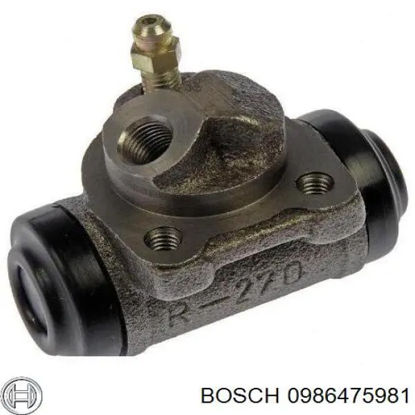 Циліндр гальмівний колісний/робітник, задній 0986475981 Bosch