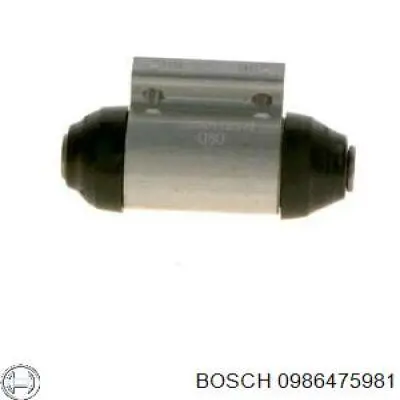 0986475981 Bosch циліндр гальмівний колісний/робітник, задній