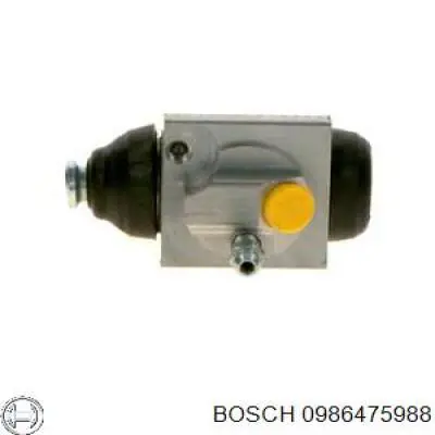 0986475988 Bosch циліндр гальмівний колісний/робітник, задній