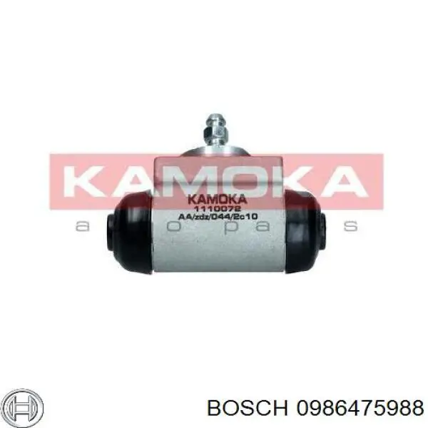 Циліндр гальмівний колісний/робітник, задній 0986475988 Bosch