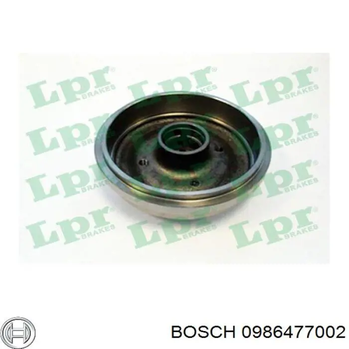 Барабан гальмівний задній Bosch 0986477002 ціна, від 28.99 USD