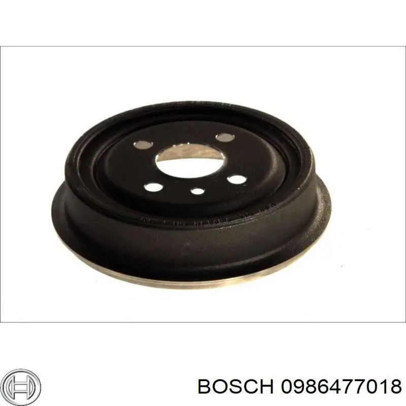 0986477018 Bosch барабан гальмівний задній