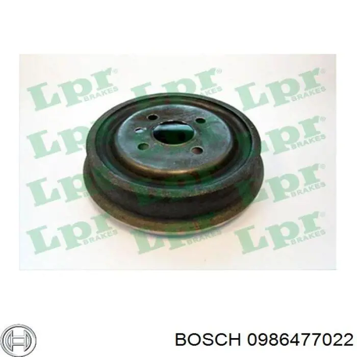 Барабан гальмівний задній Bosch 0986477022 ціна, від 38.11 USD
