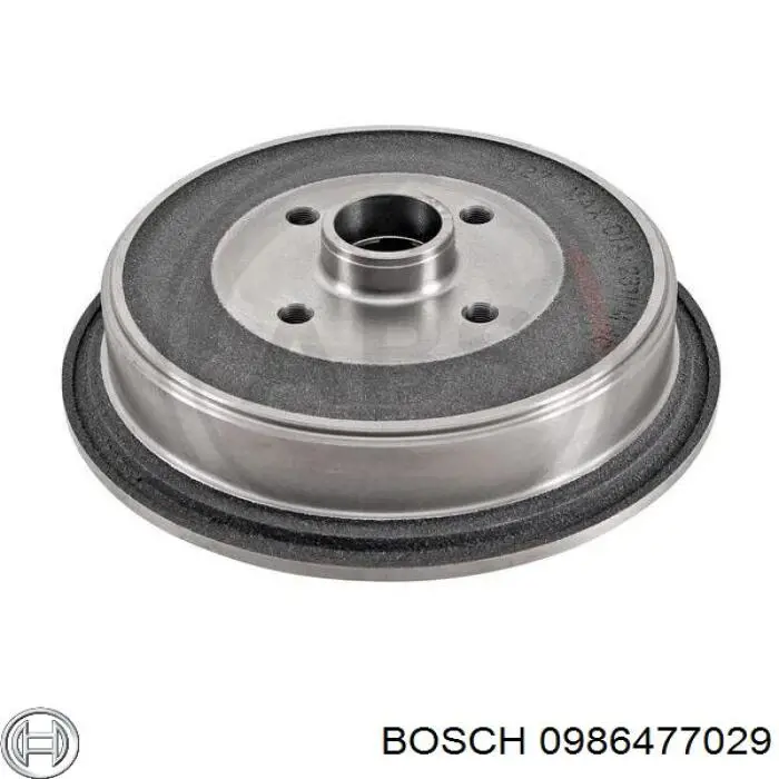 Барабан гальмівний задній Bosch 0986477029 ціна, від 42.68 USD