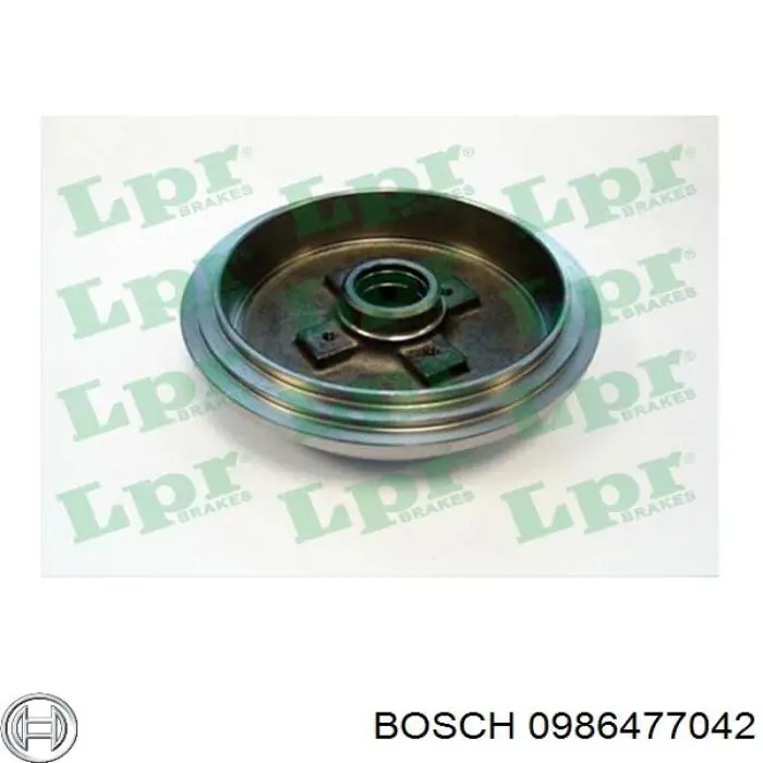 0986477042 Bosch Барабан гальмівний задній