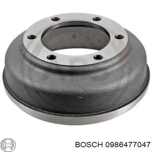 Купити 0986477047 Bosch Барабан гальмівний задній