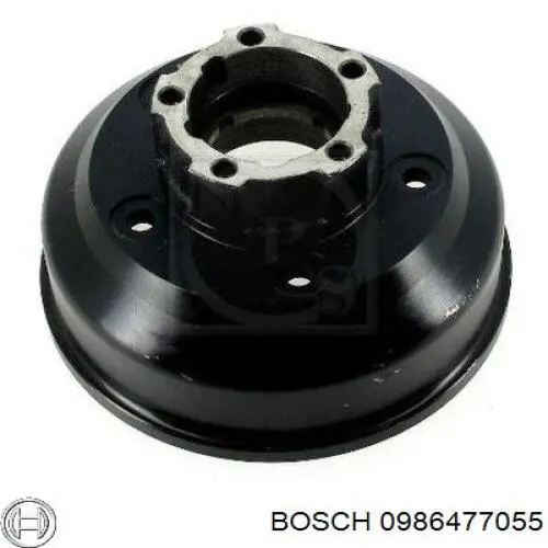 Купити 0986477055 Bosch Барабан гальмівний задній
