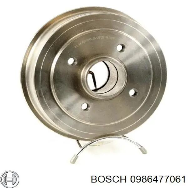 Барабан гальмівний задній Bosch 0986477061