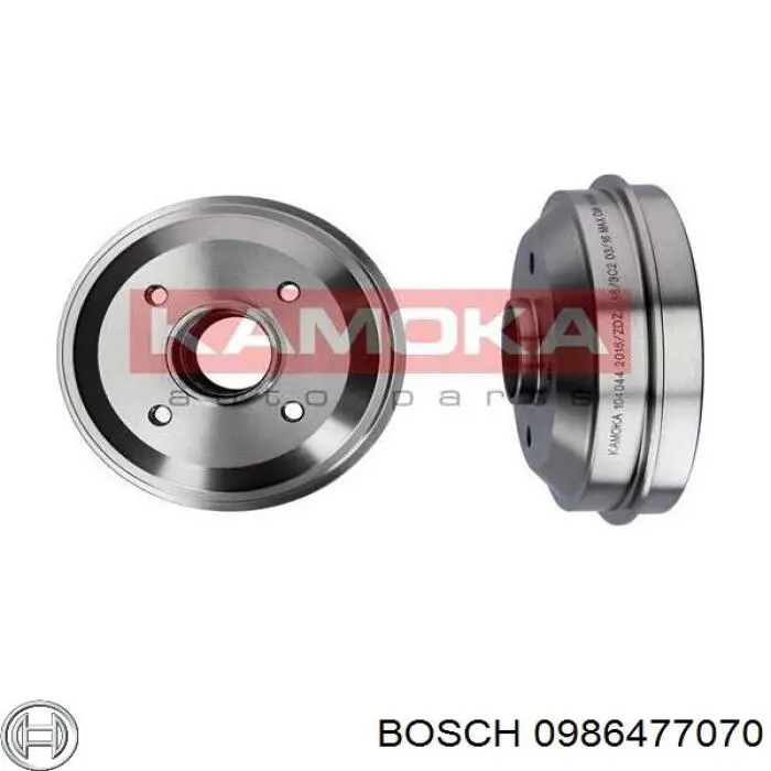 Барабан гальмівний задній 0986477070 Bosch