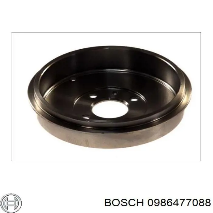 Барабан гальмівний задній Bosch 0986477088