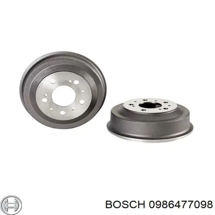 Купити 0986477098 Bosch Барабан гальмівний задній