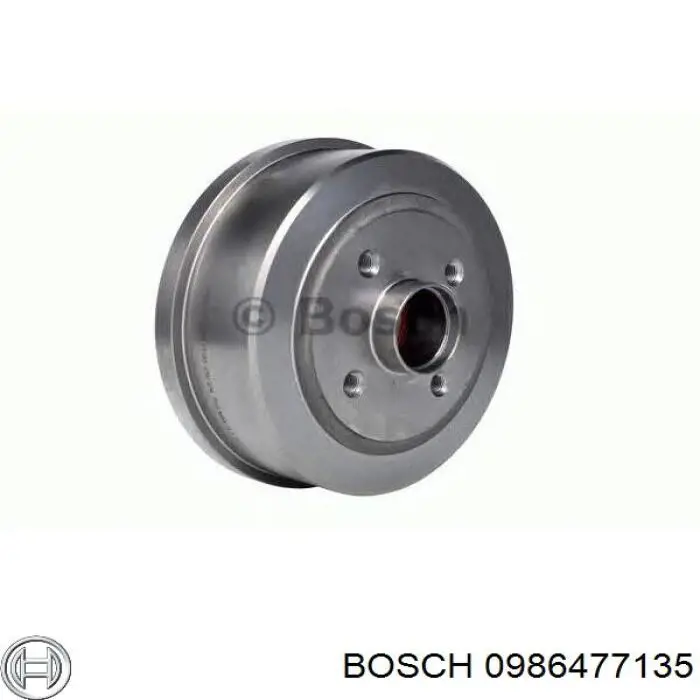 0986477135 Bosch барабан гальмівний задній