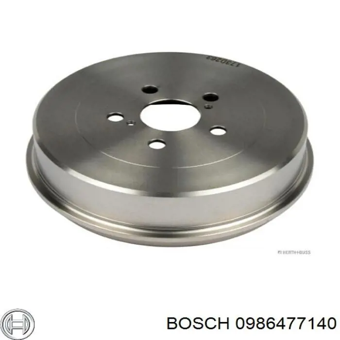 0986477140 Bosch барабан гальмівний задній
