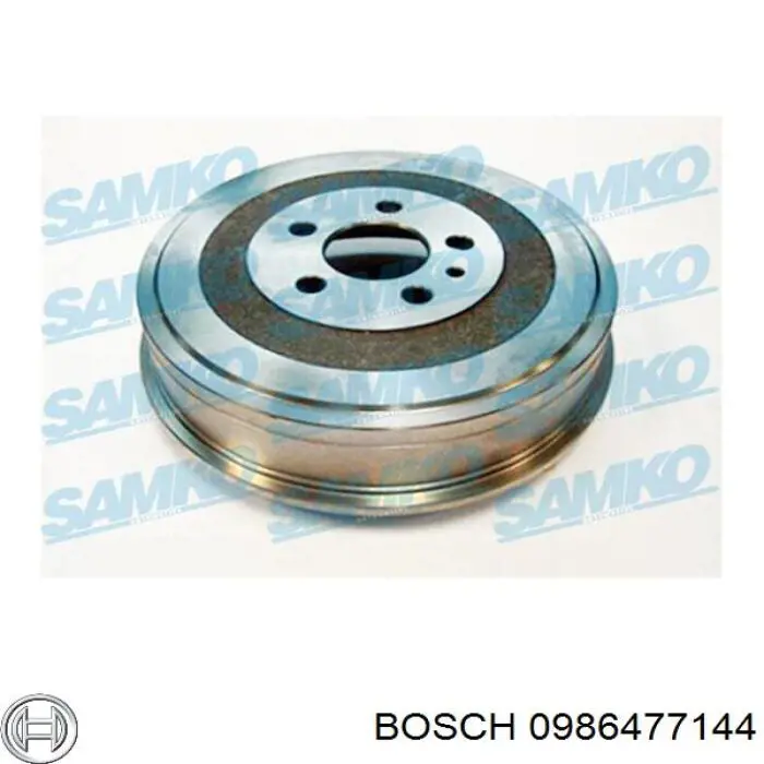 Барабан гальмівний задній Bosch 0986477144 ціна, від 61.77 USD