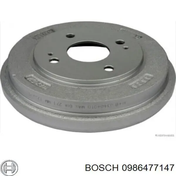 Купити 0986477147 Bosch Барабан гальмівний задній