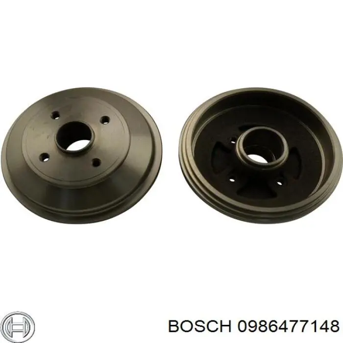 Купити 0986477148 Bosch Барабан гальмівний задній