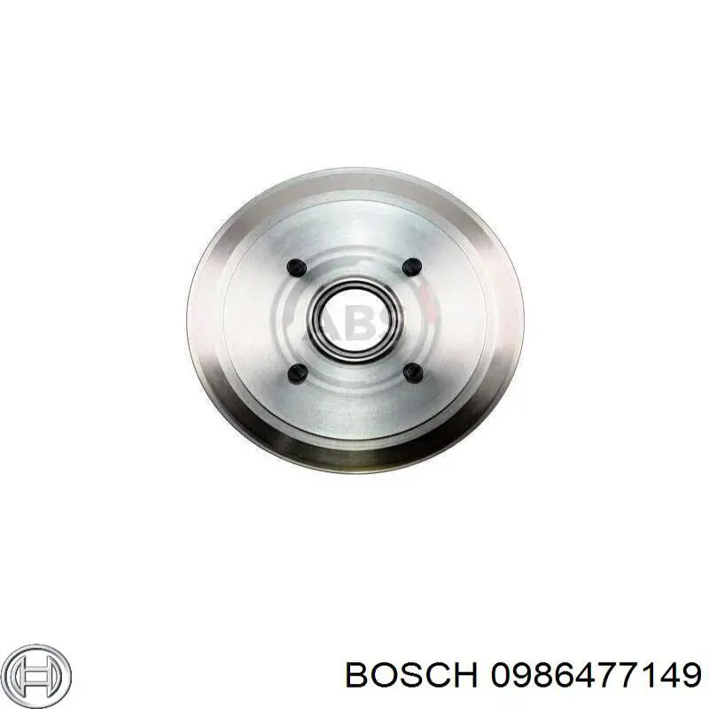 Барабан гальмівний задній 0986477149 Bosch