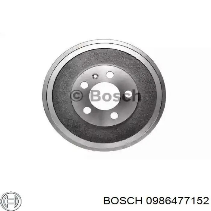 Барабан гальмівний задній 0986477152 Bosch