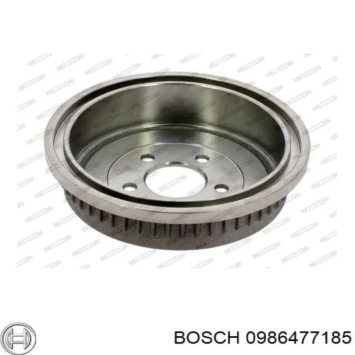 Барабан гальмівний задній 0986477185 Bosch