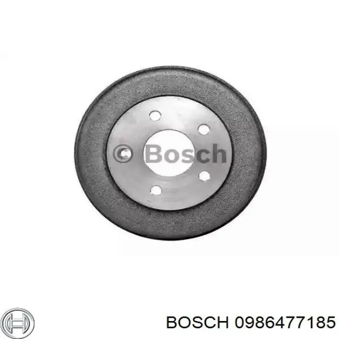 Барабан гальмівний задній Bosch 0986477185