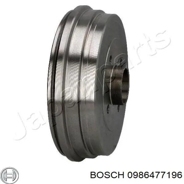 Барабан гальмівний задній 0986477196 Bosch