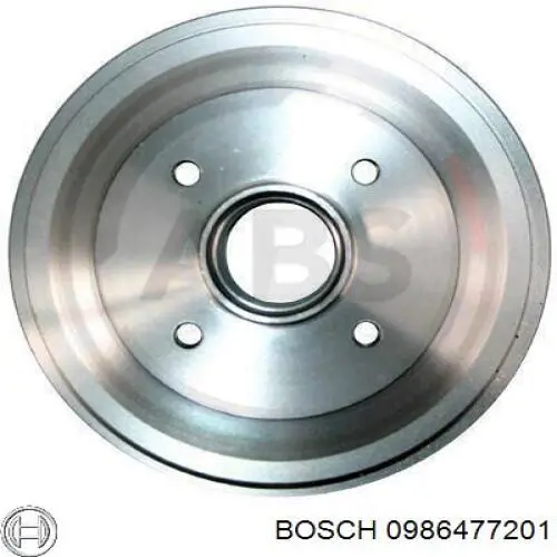 Барабан гальмівний задній Bosch 0986477201