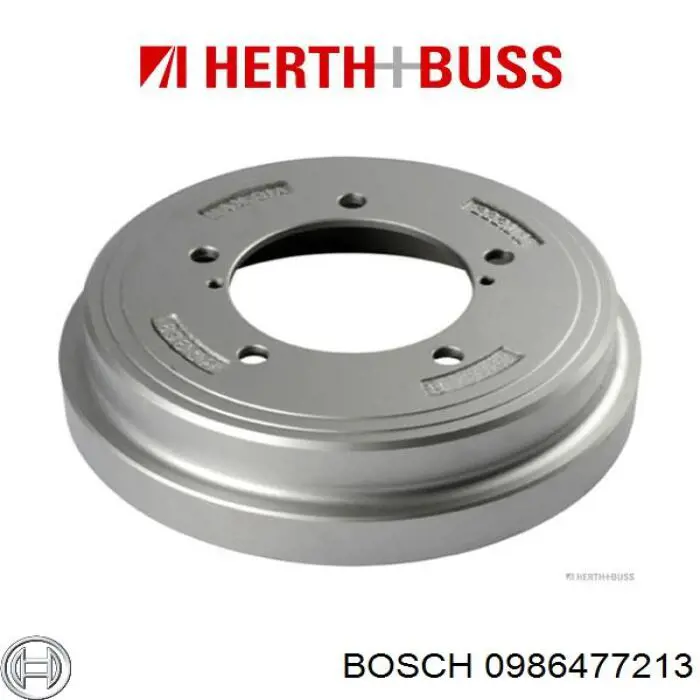 Купити 0986477213 Bosch Барабан гальмівний задній