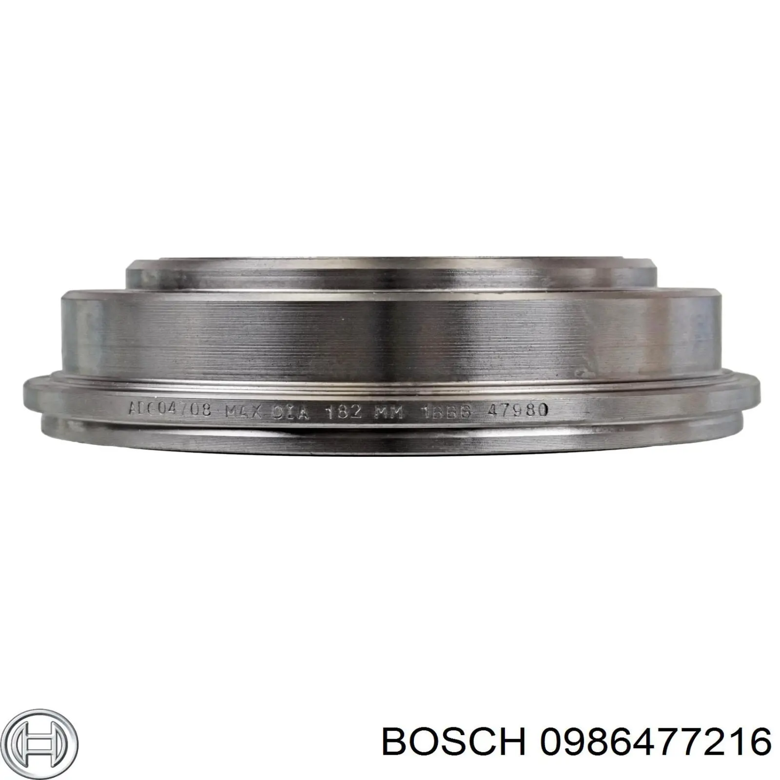 Барабан гальмівний задній Bosch 0986477216